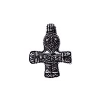 Cross found in bronze in Daugmale. | MUSEUMS KOPI SMYKKER